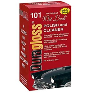 duragloss 101 creamy white automotive polish and cleaner, 8 oz, 1 pack