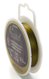 cousin beading wire, gold
