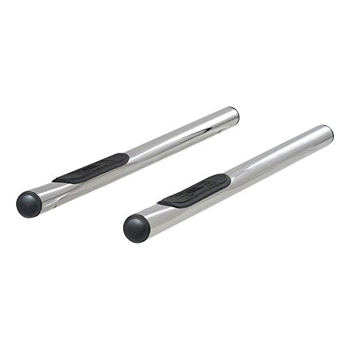 ARIES 202001-2 3-Inch Round Polished Stainless Steel Nerf Bars, No-Drill, Select Toyota Tacoma