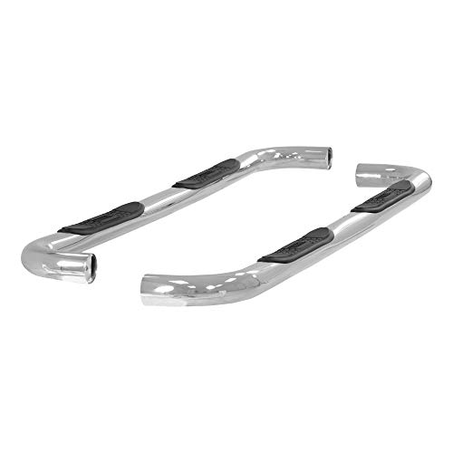 ARIES 204001-2 3-Inch Round Polished Stainless Steel Nerf Bars, No-Drill, Select Chevrolet, GMC C, K