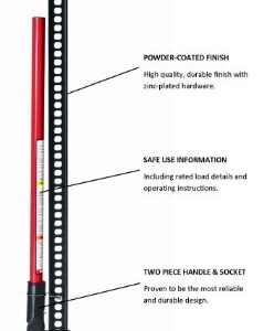 Hi-Lift Jack HL484 48" Hi-Lift Black Cast and Steel Jack