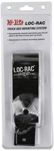 hi-lift jack lr-200 loc-rac jack truck bed mounting system , black