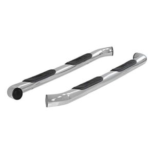 ARIES 203016-2 3-Inch Round Polished Stainless Steel Nerf Bars, No-Drill, Select Ford F-150