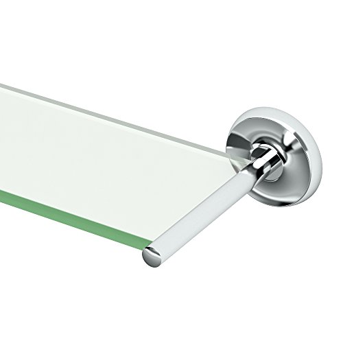 Gatco Designer II Glass Shelf, Chrome