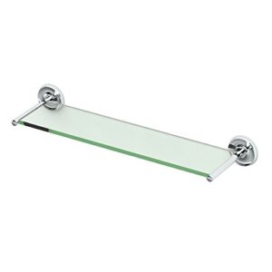 Gatco Designer II Glass Shelf, Chrome