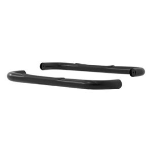 ARIES 204017 3-Inch Round Black Steel Nerf Bars, No-Drill, Select Chevrolet Silverado, GMC Sierra 1500, 2500, 3500 HD