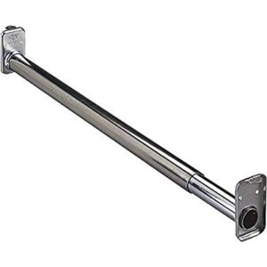 knape & vogt mfg co zinc adjustable closet rod, 18/30″