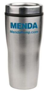 menda 35890 stainless steel esd safe drinking cup, 16oz capacity