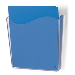 Officemate® OIC® Unbreakable Vertical Wall File, 10"H x 10"W x 3"D, Clear
