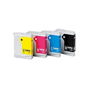 brother lc51 print cartridge – black, yellow, cyan, magenta (4-pack)