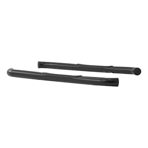 ARIES 35800 3-Inch Round Black Steel Nerf Bars, No-Drill, Select Jeep Wrangler JK