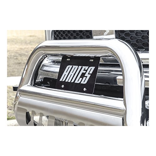 ARIES 35-0000 3-Inch Bull Bar License Plate Bracket