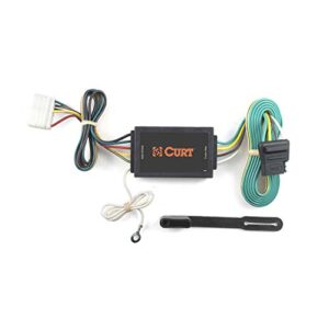 curt 56038 vehicle-side custom 4-pin trailer wiring harness, fits select acura mdx , black