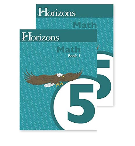 Horizons Math 5 SET of 2 Student Workbooks 5-1 and 5-2