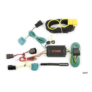curt 56037 vehicle-side custom 4-pin trailer wiring harness, fits select dodge journey