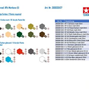 TAMIYA 35127 1/35 Israeli Merkava MBT Tank Plastic Model Kit