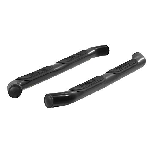 ARIES 202011 3-Inch Round Black Steel Nerf Bars, No-Drill, Select Toyota FJ Cruiser