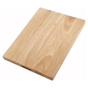 winco heavy-duty 1.75″ thick wood cutting board, 18″ x 30″, natural wood