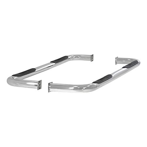 ARIES 205003-2 3-Inch Round Polished Stainless Steel Nerf Bars, No-Drill, Select Dodge Ram 1500