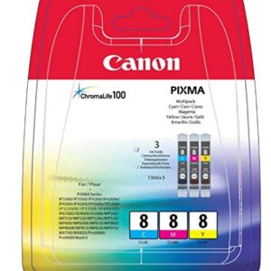 CLI8 (CLI-8) Ink Tank, 4/Pack, Black; Cyan; Magenta; Yellow by Canon