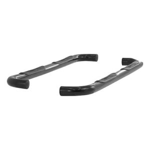 ARIES 204076 3-Inch Round Black Steel Nerf Bars, No-Drill, Select Hummer H3