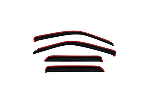 Auto Ventshade [AVS] In-Channel Ventvisor / Rain Guards | Smoke Color, 4 pc | 194550 | Fits 2006 - 2012 Ford Fusion, 2007 - 2012 Lincoln MKZ, 2006 - 2010 Mercury Milan, 2006 Lincoln Zephyr