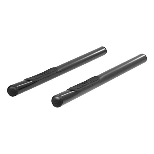 ARIES 202001 3-Inch Round Black Steel Nerf Bars, No-Drill, Select Toyota Tacoma