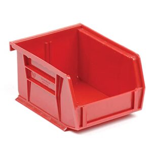 quantum storage systems qus210rd storage bins, red, 24 count