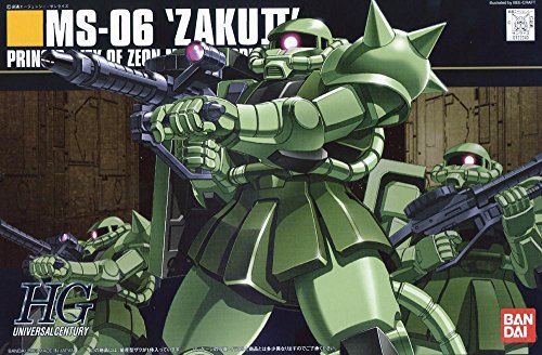 Bandai Hobby HGUC 1/144 #40 ZAKU II Mobile Suit Gundam Model Kit