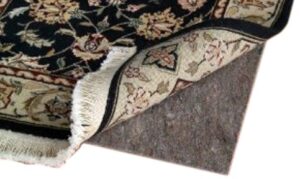 2′ x 12′ ultra plush non-slip rug pad for hard surfaces and carpet