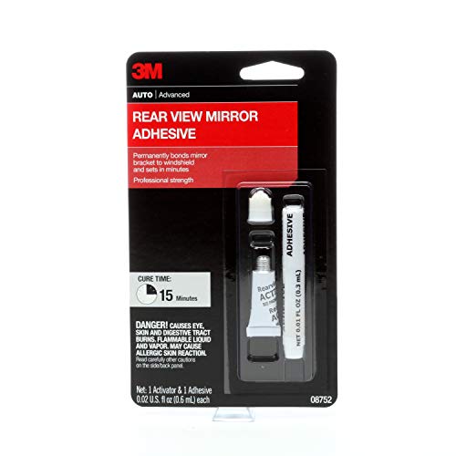 3M Rearview Mirror Adhesive, 08752, 0.02 fl oz