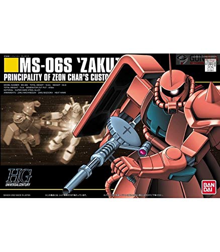 Gundam MS-06S Zaku II Char Custom HGUC 1/144 Scale