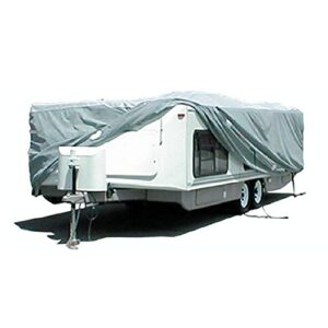 adco 12252 sfs aquashed cover for hi-lo rv trailer, fits up to 22’6″ trailers, gray