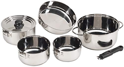 Stansport Heavy Duty - Stainless Steel Clad Cook Set (369)
