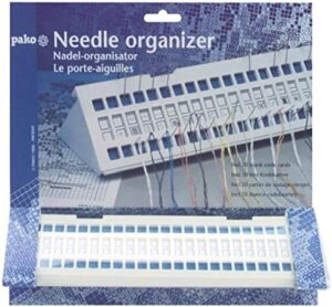 pako needle organizer, 10 by 2-1/4 by 2-1/2-inch