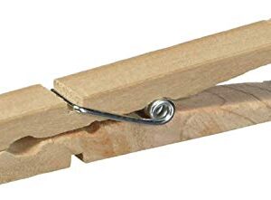 Homz 1220216 Clothes pin, Natural Wood