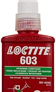 Loctite 142442 603 Threadlocker High Strength Retaining Compound, 50ml