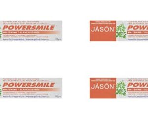 Jason Natural Powersmile Fluoride-Free Toothpaste, 6 oz (Pack of 4)