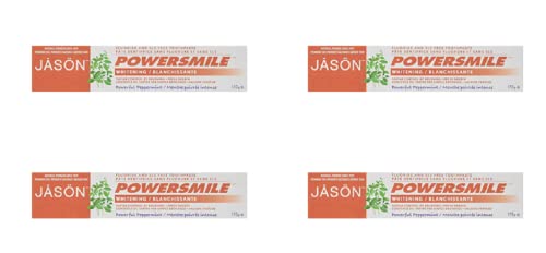 Jason Natural Powersmile Fluoride-Free Toothpaste, 6 oz (Pack of 4)