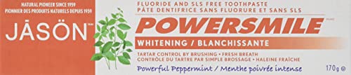 Jason Natural Powersmile Fluoride-Free Toothpaste, 6 oz (Pack of 4)