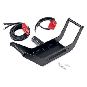 warn 26370 winch mount carrier kit for 9.5xp, xd9, xd9i, m6, m8, and tabor 9k winches