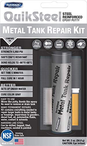 Blue Magic 6022K QuikSteel Metal Tank Repair Kit