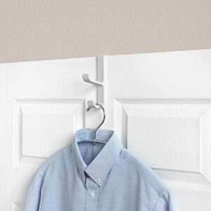 Spectrum Diversified 24700-24 Over The Door Hat and Coat Hook, White