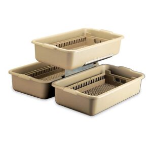 vollrath 52827 24-1/16 x 13-1/2 half rack and tub flatware soak system