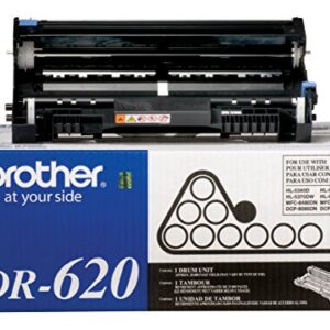 Brother Genuine Unit, DR620, Seamless Integration, Yields Up to 25,000 Pages, Black