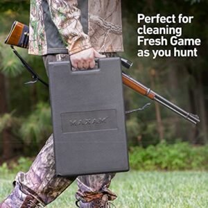 Maxam Game Processing Set, for Field Dressing Deer and Other Game, Fully Portable in a Durable Case, 13-Piece