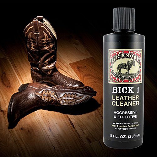 Bickmore Bick 1 Leather Cleaner 8 oz - Clean Dirt, Oil, Sweat, Salt, and Water Stains from All Colored, White, and Black Leather