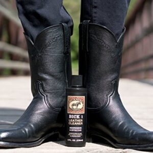 Bickmore Bick 1 Leather Cleaner 8 oz - Clean Dirt, Oil, Sweat, Salt, and Water Stains from All Colored, White, and Black Leather