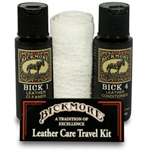 bickmore leather shoe & boot travel care kit- repairs, polishes and shines leather goods on the run