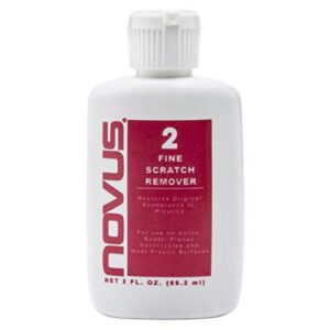 novus 7033 | plastic clean & shine | fine scratch remover #2 | 2 ounce bottle